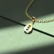 گردنبند طلا مدل قلب کد OO1144