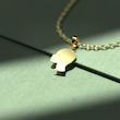 گردنبند طلا مدل صورت کد PP1138