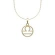 گردنبند طلا مدل نماد یونانی کد NL012