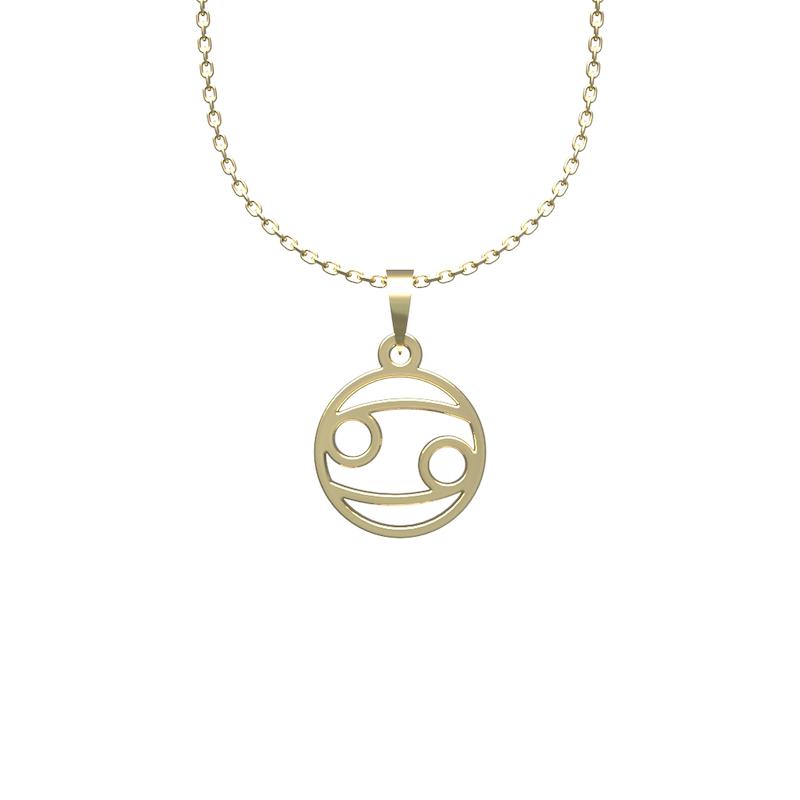 گردنبند طلا مدل نماد یونانی کد NL011