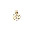 پلاک طلا 18 عیار مدل عشق کد kc18609