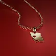 پلاک طلا مدل نقشه ایران کد KC18777
