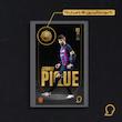 کارت فوتبالی طلا 18 عیار سوت مدل جرارد پیکه Gerard Pique طرح فوتبالی 2025 کد SO10045