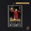 کارت فوتبالی طلا 18 عیار سوت مدل لئون گورتزکا GORETZKA طرح فوتبالی 2025 کد SO10049