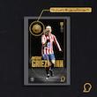 کارت فوتبالی طلا 18 عیار سوت مدل آنتوان گریزمان GRIEZMANN طرح فوتبالی 2025 کد SO10052
