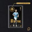 کارت فوتبالی طلا 18 عیار سوت مدل کوین دی‌بروینه Kevin de Bruyne طرح فوتبالی 2025 کد SO10064