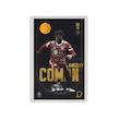 کارت فوتبالی طلا 18 عیار سوت مدل کینگزلی کومان Kingsley coman طرح فوتبالی 2025 کد SO10066