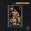 کارت فوتبالی طلا 18 عیار سوت مدل کینگزلی کومان Kingsley coman طرح فوتبالی 2025 کد SO10066