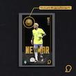 کارت فوتبالی طلا 18 عیار سوت مدل نیمار جونیور NEYMAR طرح فوتبالی 2025 کد SO10085