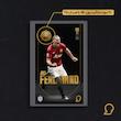 کارت فوتبالی طلا 18 عیار سوت مدل ریو فردیناند Rio Ferdinand طرح فوتبالی 2025 کد SO10097