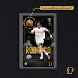 کارت فوتبالی طلا 18 عیار سوت مدل رودریگو گوئس RODRYGO طرح فوتبالی 2025 کد SO10100
