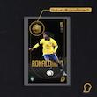 کارت فوتبالی طلا 18 عیار سوت مدل رونالدینیو RONALDINHO طرح فوتبالی 2025 کد SO10101