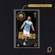 کارت فوتبالی طلا 18 عیار سوت مدل سرخیو آگوئرو Sergio Aguero طرح فوتبالی 2025 کد SO10108