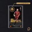 کارت فوتبالی طلا 18 عیار سوت مدل سرخیو بوسکتس Sergio Busquets طرح فوتبالی 2025 کد SO10109