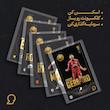 کارت فوتبالی طلا 18 عیار سوت مدل استیون جرارد Steven Gerrard طرح فوتبالی 2025 کد SO10112