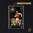 کارت فوتبالی طلا 18 عیار سوت مدل تیری آنری Thierry Henry طرح فوتبالی 2025 کد SO10114