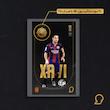 کارت فوتبالی طلا 18 عیار سوت مدل ژاوی هرناندز XAVI طرح فوتبالی 2025 کد SO10123