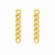 گوشواره طلا 18 عیار زنانه زربن مدل کارتیه  کد ZBE000959