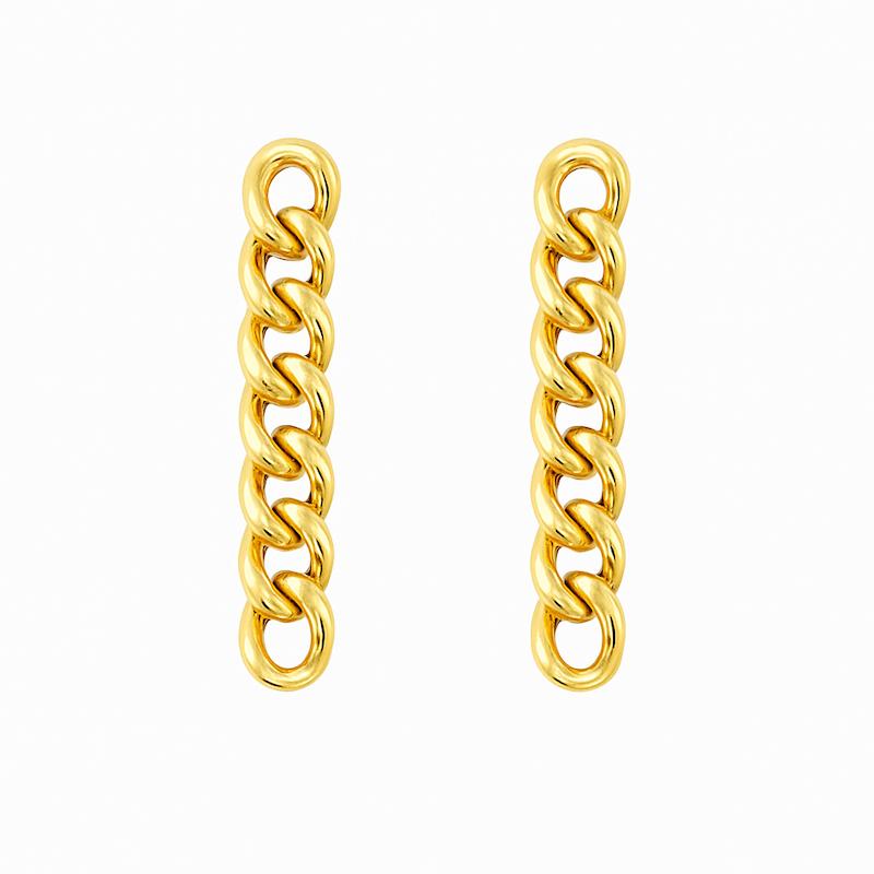 گوشواره طلا 18 عیار زنانه زربن مدل کارتیه  کد ZBE000959
