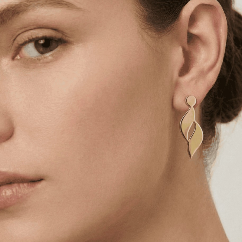 گوشواره طلا مدل زن کد GA12201