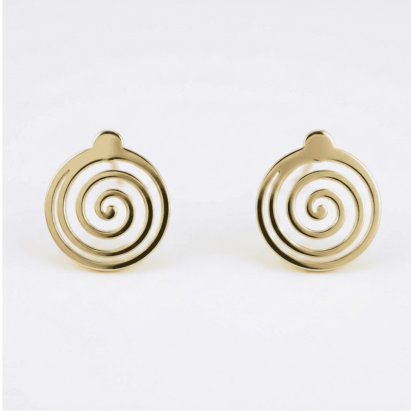 گوشواره طلا مدل دایره کد GA14099