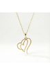 گردنبند طلا مدل قلب کد E1283