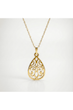 گردنبند طلا زنانه لی‌دا مدل اشک اسلیمی کد TT1248