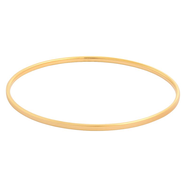 النگو زنانه طلا ۱۸ عیار آیینه ای سایز 4 