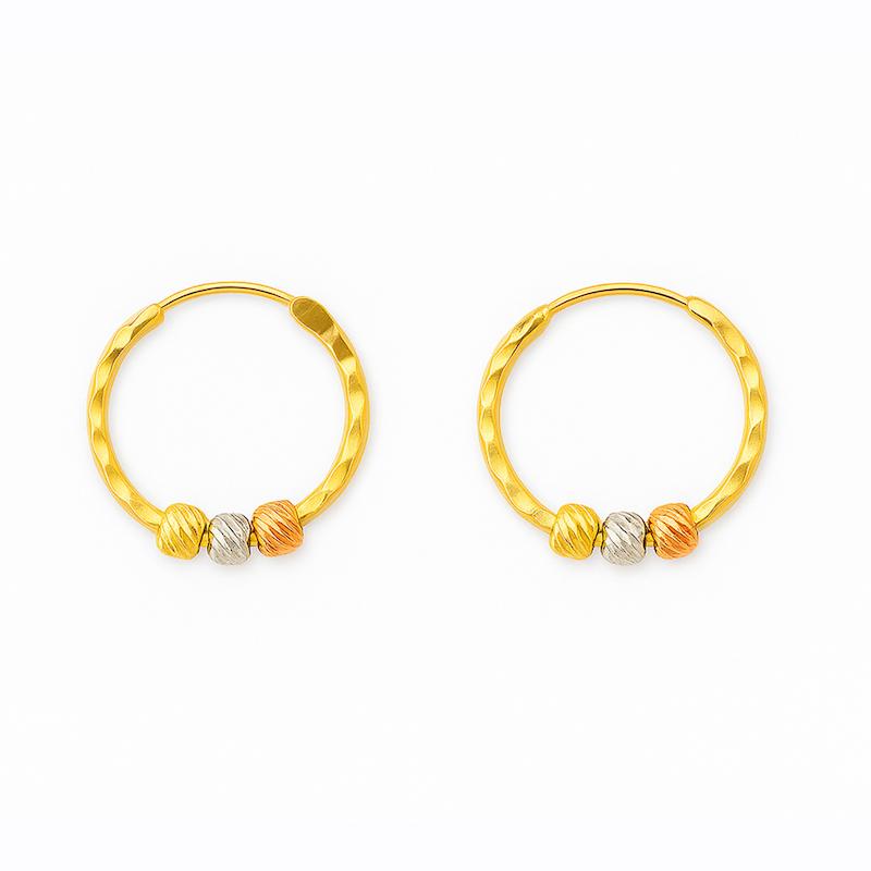 گوشواره زنانه طلا ۱۸ عیار البرنادو 