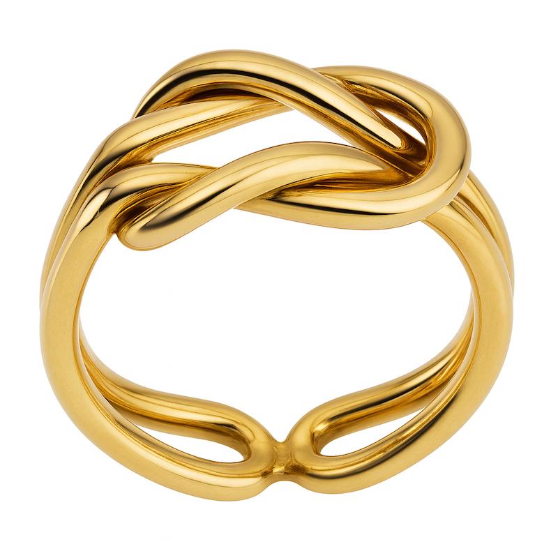 انگشتر زنانه طلا ۱۸ عیار گره