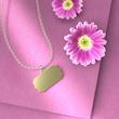 گردنبند طلا 18 عیار زنانه مدوپد مدل قاب کد P1082