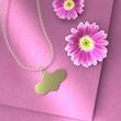 گردنبند طلا 18 عیار زنانه مدوپد مدل قاب کد P1339