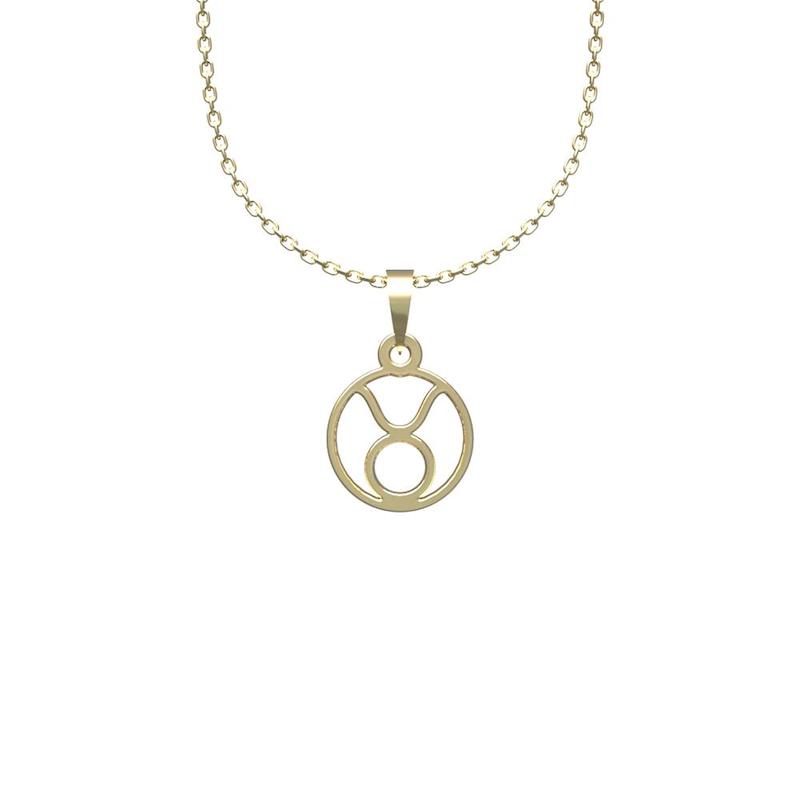 گردنبند طلا 18 عیار زنانه لی‌دا مدل نماد ماه اردیبهشت کد RR1012