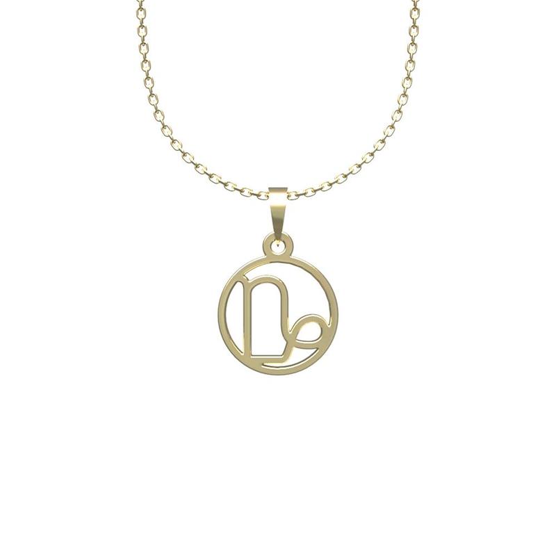 گردنبند طلا 18 عیار زنانه لی‌دا مدل نماد ماه دی کد RR1035