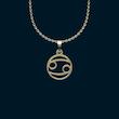 گردنبند طلا 18 عیار زنانه لی‌دا مدل نماد یونانی کد NL011