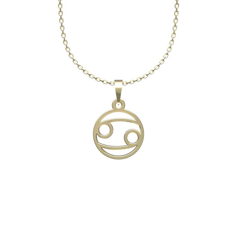 گردنبند طلا 18 عیار زنانه لی‌دا مدل نماد ماه تیر کد RR1056