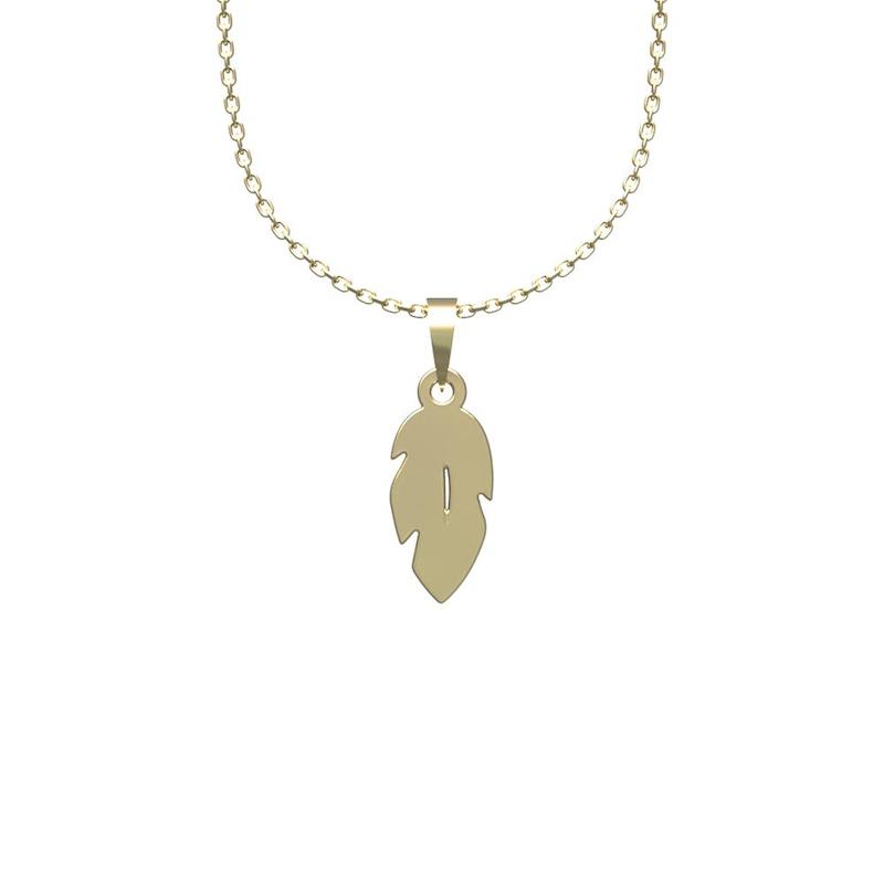 گردنبند طلا 18 عیار زنانه لی‌دا مدل پر کد RR1091