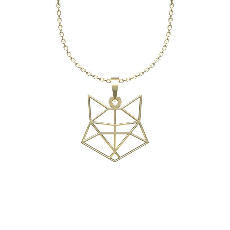 گردنبند طلا 18 عیار زنانه لی‌دا مدل روباه کدSS1128