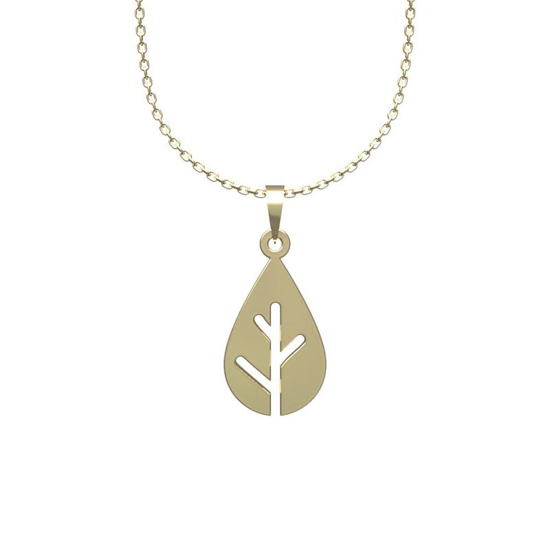 گردنبند طلا 18 عیار زنانه لی‌دا مدل درخت کد TT1054