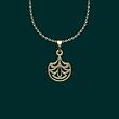 گردنبند طلا 18 عیار زنانه مدوپد مدل هندسی کد TT1191