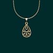 گردنبند طلا 18 عیار زنانه مدوپد مدل هندسی کد TT1253