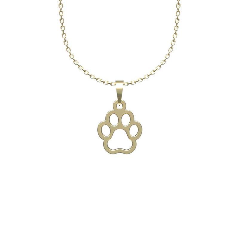 گردنبند طلا 18 عیار زنانه لی‌دا مدل پنجه کد NN1257