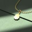 گردنبند طلا 18 عیار زنانه مدوپد مدل اشک کد PP1025