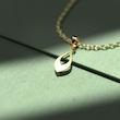 گردنبند طلا 18 عیار زنانه مدوپد مدل اشک کد PP1283