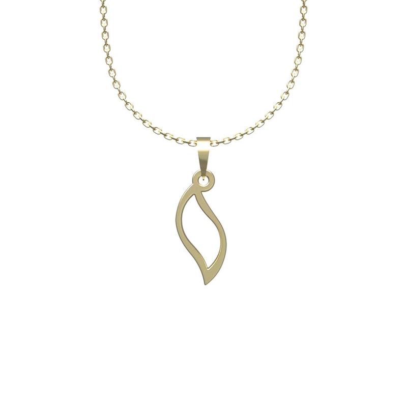 گردنبند طلا 18 عیار زنانه لی‌دا مدل هندسی کد QQ1136