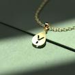 گردنبند طلا 18 عیار زنانه مدوپد مدل حرف y کد QQ1227