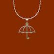گردنبند طلا 18 عیار زنانه لی‌دا مدل چتر کد NL285