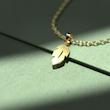 گردنبند طلا برگ 18 عیار  کد NN1274