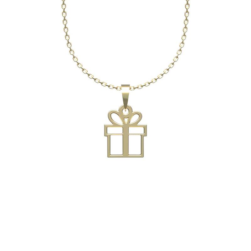 گردنبند طلا مدل هدیه کریسمس کد HH1049