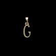 پلاک طلا مدل حرف G کد PA17127